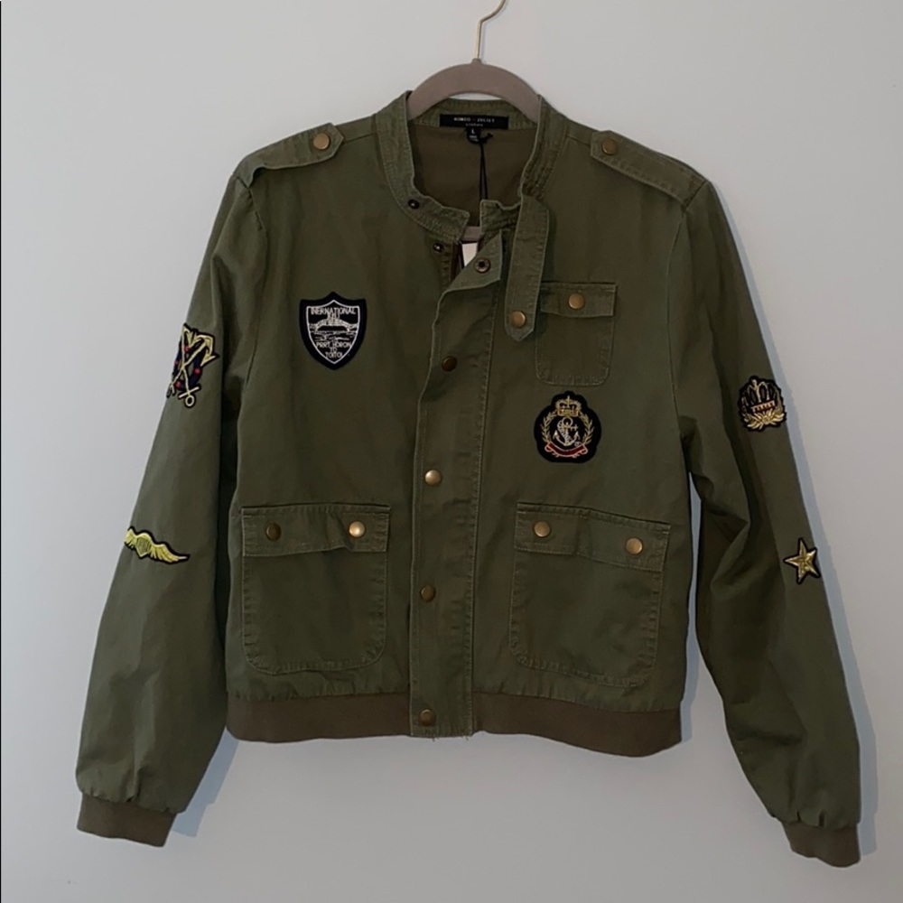 Army Green Bomber Jacket